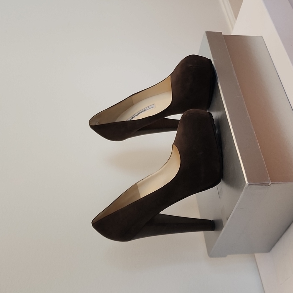 Brian Atwood Brown Suede Pumps - New with box